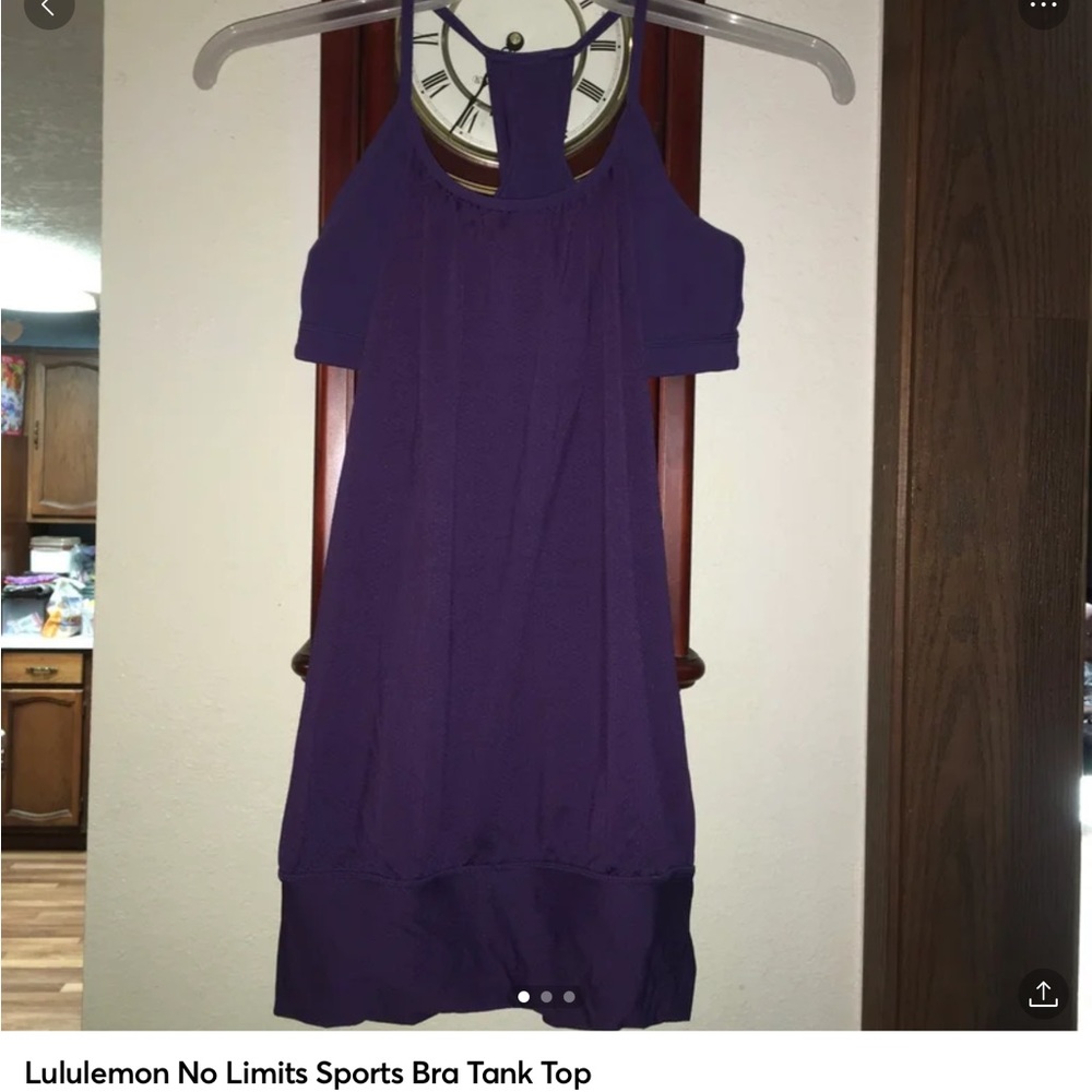 Lululemon No Limits sport bra tank top